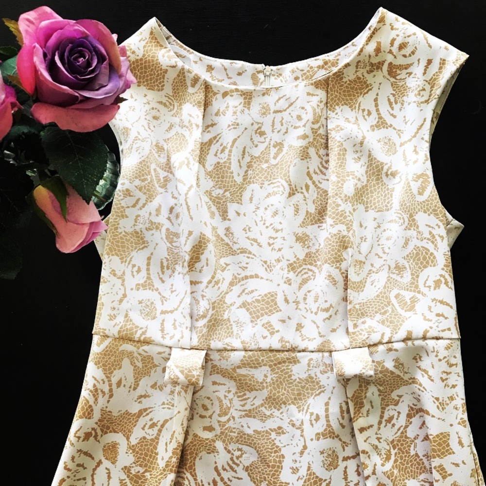 Emma & Michele Cream Dress